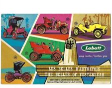 c1950s Labatt Brewery Invite Belles Of Yesteryear Old Cars Advertising Postcard picture