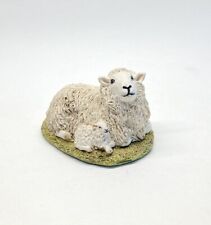 Vintage Stef Sheep With Lamb Figure Made in England picture