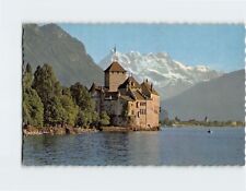 Postcard Château de Chillon à Montreux, Veytaux, Switzerland picture