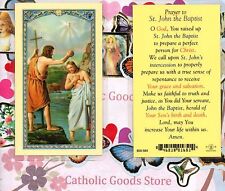 St. Saint John the Baptist - Laminated Holy Card picture