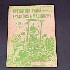 1969 Operating Farm Tractors and Machinery Safely Efficiently Booklet ISU Vtg picture
