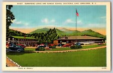 Lake Junaluska, NC - Sunnyside Lodge, Sunday School Cafeteria - Vintage Postcard picture