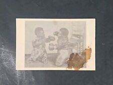 Vintage Card Worlds SMALLEST MIDGET Brothers From Jamaica EPHEMERA 1900s picture