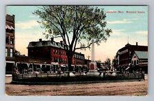 Leominster MA-Massachusetts, Monument Square, Antique, Vintage Postcard picture
