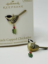 2011 Hallmark Keepsake Black Capped Chickadee Miniature Ornament picture