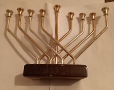 nine candle wire menorah picture