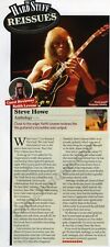2015 Steve Howe YES Guitar Promo Magazine PRINT ARTICLE by Keith Levene (1318) picture