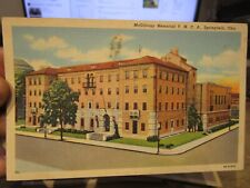 M1 Vintage Old OHIO Postcard Springfield McGilvray Memorial YMCA Gymnasium GONE picture