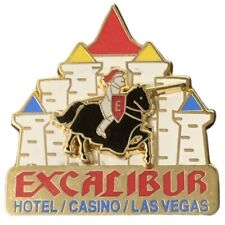 Excalibur Hotel Casino Las Vegas Charging Knight Travel Souvenir Pin picture