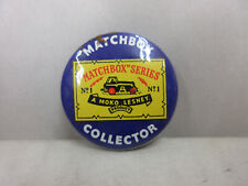 Matchbox Series No. 1 Car Collector Moko Lesney Product Pinback Button 1 1/4