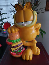 Extremely Rare Garfield Standing with Giant Hamburger Figurine Statue picture