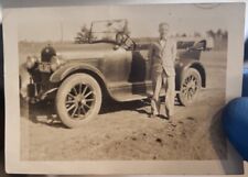 c1920s Dapper Well Dressed Man Rich Old Car Ford? Snapshot Photo Snap Vtg picture