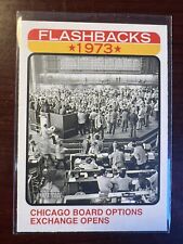 2022 Topps Heritage #NF-6 1973 Flashbacks Chicago Board Options Exchange Opens picture