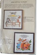 Artcraft Concepts Stitch 'N' Stuff Kit Two Fairy Tale 14x14 Wall Hangers Kids picture