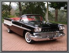 1958 Pontiac Chieftain Convertible, Black, Refrigerator Magnet, 42 MIL Thick picture