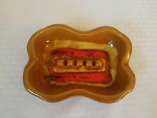 Maurice of California mid century modern ashtray fire brown vintage art deco picture