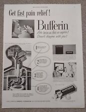 1951 Bristol-Meyers Bufferin bioavailability ad, Saturday Evening Post picture