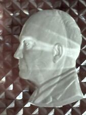 Vintage Paperweight Dwight Eisenhower Clear Crystal Baccarat  picture