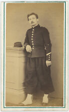 CDV circa 1870-80. Military, infantry. Military. Soldier. picture