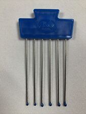 Vintage 1980s Goody Comfor-Tip Hair Lift Blue Comfort-tip Pick Comb picture