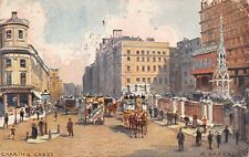 Raphael Tuck Oilette London Charing Cross A Barraud Street View 1904 Postcard K6 picture
