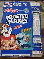 Vtg 2001 Kellogg’s Frosted Flakes Disney Atlantis CD-ROM Offer Cereal Box~Empty~ picture