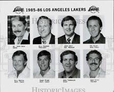 1985 Press Photo Los Angeles Lakers basketball head shots - srs01836 picture