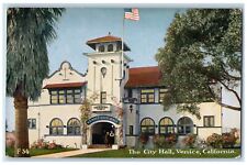 c1910 City Hall Exterior Building Venice California CA Vintage Antique Postcard picture