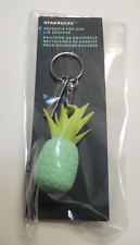1 Starbucks Summer 2024 Pineapple Reusable Keychain Hot Cup Lid Stopper picture
