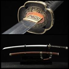 Japanese Samurai Sword Tachi Folded Steel Blade Sharp Rosewood Saya handmade picture