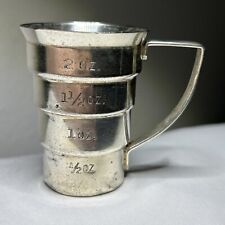 Vintage 30's NAPIER Cocktail Jigger Stepped Measure w/Handle ~ 2 oz Barware (B) picture