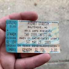 Vintage 1999 HFSTIVAL Ticket Stub - WHFS Festival - Blink 182 - The Offspring picture
