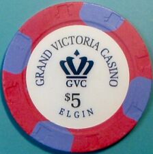 $5 Casino Chip. Grand Victoria, Elgin, IL. W01. picture