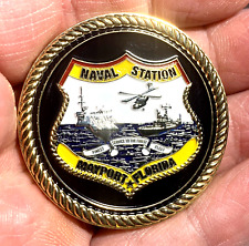 Naval Station MAYPORT CHALLENGE COIN 1.75