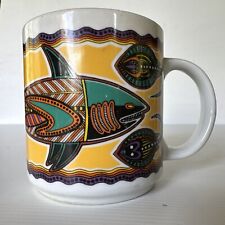 Vintage Churinga Designs Crystal Craft Mug 1990 Made in Australia picture