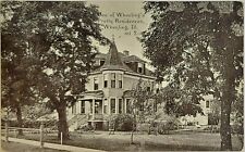 Postcard~ One Of Wheeling's Pretty Residences~ Wheeling, Illinois picture