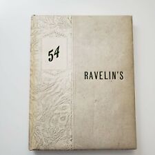 Antique 1954 Oxford High School Ravelins Yearbook Oxford, Massachusetts GUC picture