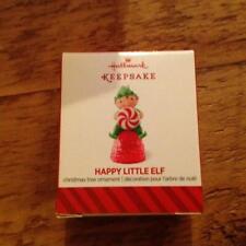 Hallmark Keepsake Miniature Ornament 2014 Happy Little Elf Gumdrop Peppermint picture
