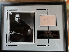 H.G. Wells (1866-1946) FRAMED Photo w/ AUTOGRAPH CoA picture