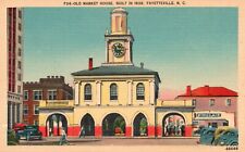 Postcard NC Fayetteville North Carolina Old Market House Linen Vintage PC J8732 picture