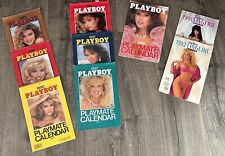Vintage Playboy Calendars 1985, 86, 87, 88, 90, 91, & 93. Lingerie cal. 91 & 92 picture