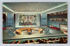 New York City NY- Security Council Chamber, Antique, Vintage Postcard picture