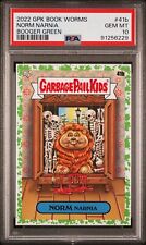 2022 Topps Garbage Pail Kids Book Worms Norm Narnia #41b Booger Green PSA 10 GPK picture