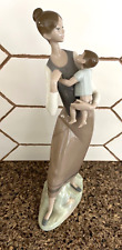 Vintage Lladro Mother And Child Porcelain Figurine #4701 picture