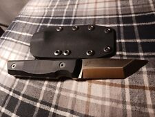 2 Feathers SEI Limited One Off Custom GOLD Tanto Knife picture