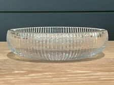 RARE Vintage Crystal Vertical Ribbed Ashtray by Atlantis | 5.75” DIA | Heavy picture