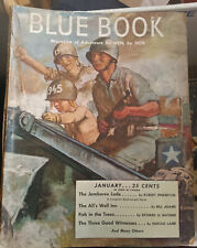 Blue Book Magazine January 1945 RARE Twelve Short Stories Pinkerton Adams Lamb picture