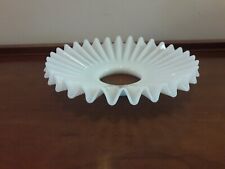 Vintage 1930's Petticoat Milk Glass Lamp Shade picture