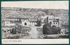 Billings, MT Montana 1910's Postcard, Country Club Litho Fraternal  picture