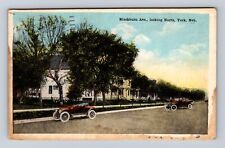 York NE-Nebraska, Blackburn Avenue Looking North, Vintage c1948 Postcard picture